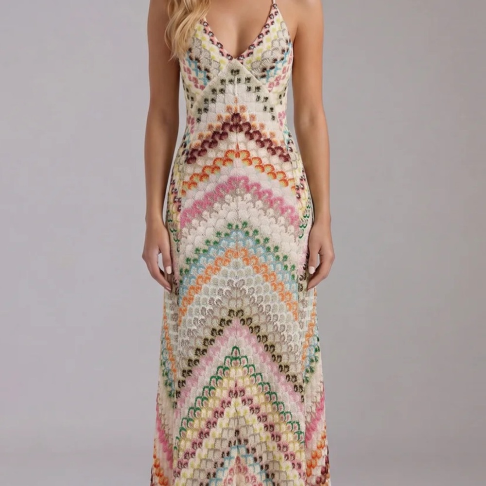 BRAND NEW- Chevron dress